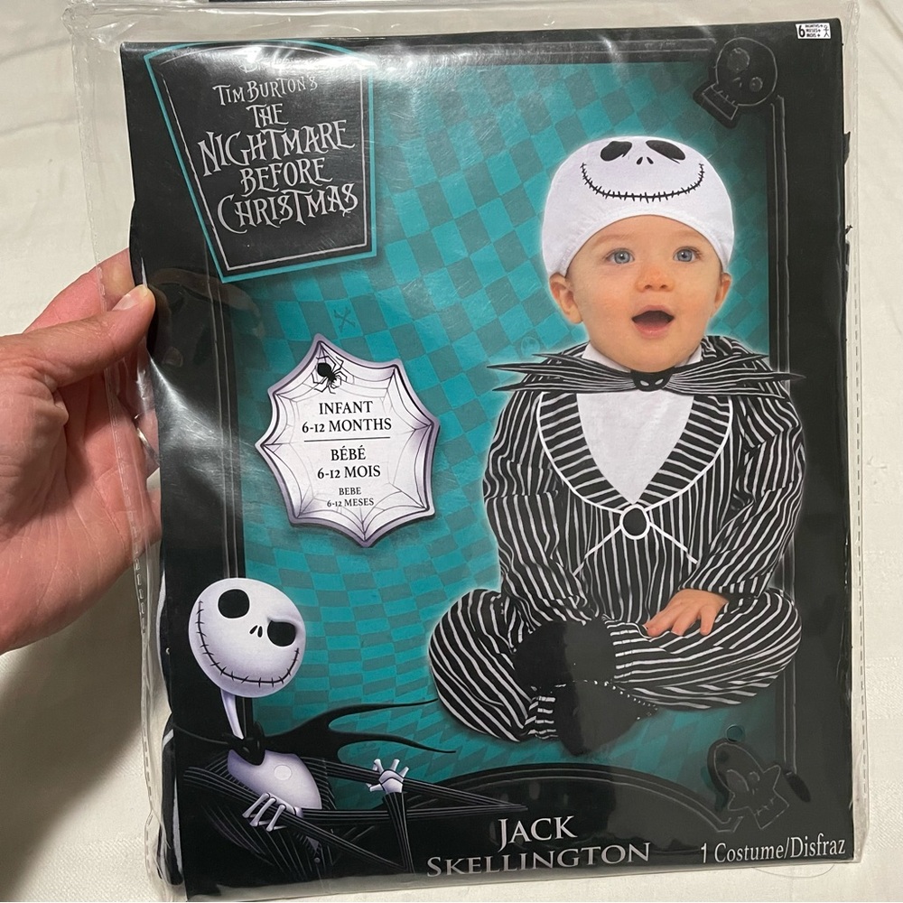 NIP Baby Disney Jack Skellington Nightmare Before Christmas Halloween costume
